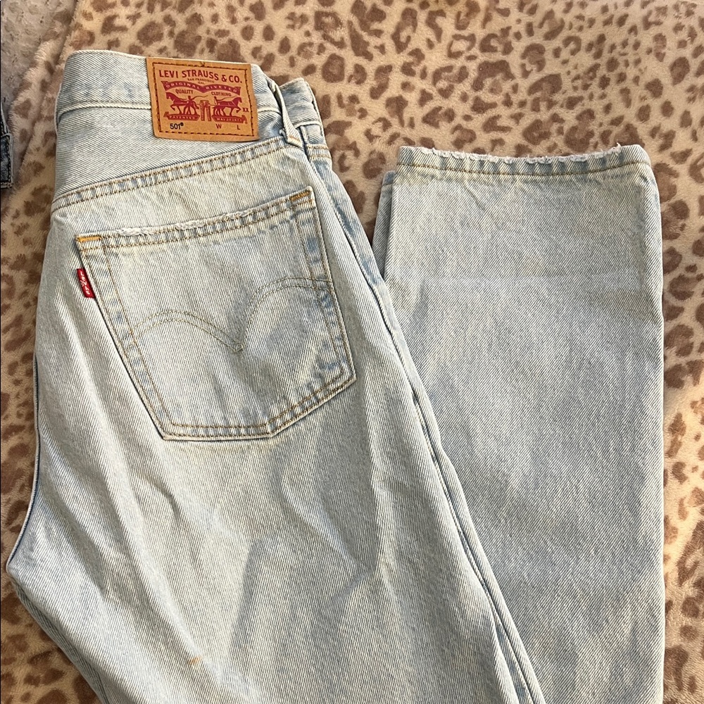 Levi's Sky Blue Denim Pants